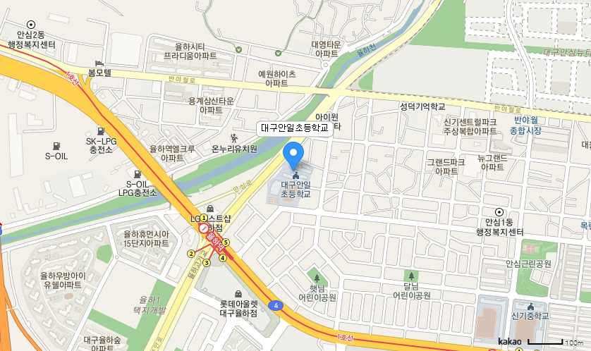 학교 찾아오시는 길 지도